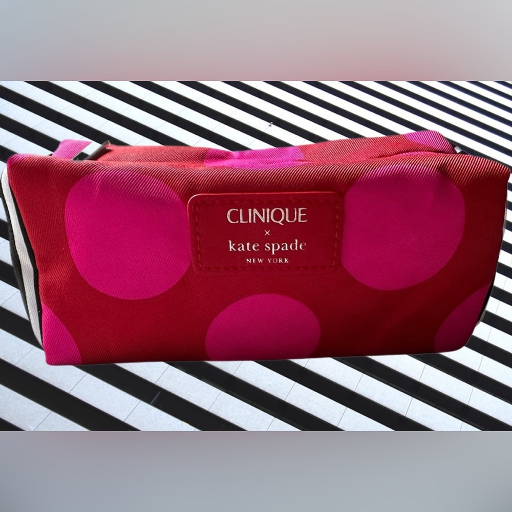 Clinique x Kate Spade Collab Cosmetic Bag NWOT